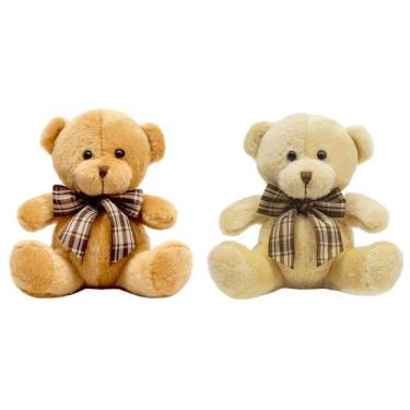 Imagem de Kit 2 Ursos de Pelúcia Cookie Baby á partir de 3 meses BUBA, Ursinho C