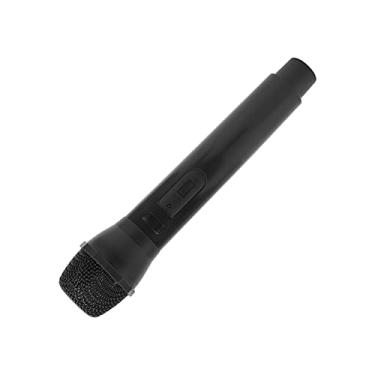 Imagem de Naroote Microfone Realista para Prática de Dança, karaokê, Portátil, para Performance Em Palco, para Cantar, Plástico, 1x9,3x2in (Preto)
