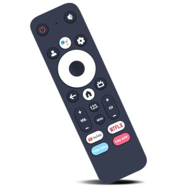 Imagem de ZWP Controle remoto de voz de substituição compatível com Eement TV Google TV Streaming Media Player, para controle remoto GTV