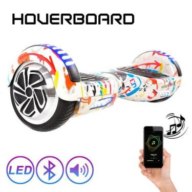 Imagem de Hoverboard 6,5 Grafite Hoverboard Scooter Elétrico com Som - Hoverboar