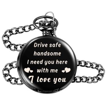 Imagem de Ardusnpe Presentes de Natal para marido - presentes de dia dos namorados para marido - presente de dia dos pais - presente romântico - presente eu te amo - presentes de relógio de bolso