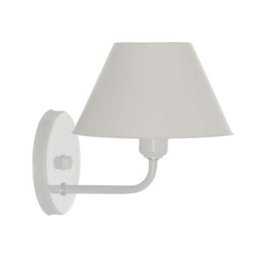 Imagem de Arandela Classica Cabeceira Quarto Banheiro Corredor para 1 Lâmpada Soquete E27 Bivolt Completa (Branco)