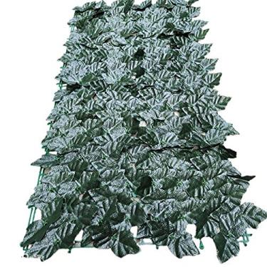 Imagem de Folia artificial de cerca Rattan decorativo Planta falsa Tela privacidade para decoração casa Jardim sacada Alta densida