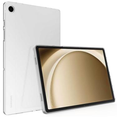 Imagem de Puxicu Capa transparente para Samsung Galaxy Tab S11 2025 / Tab S9 11 polegadas 2023, capa protetora de TPU macio e flexível com design fino, transparente