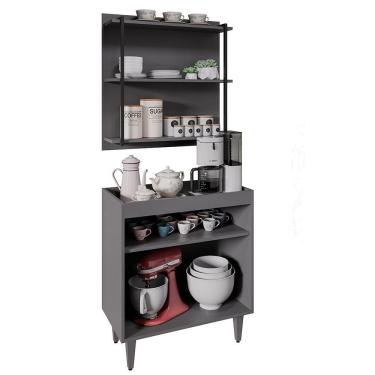 Imagem de Painel Organizador 3 Prateleiras Clara - Ssx Multicoisas Grafite