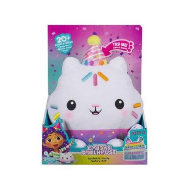 Imagem de Pelúcia Cakey Cat Com Luz E Som - Gabby'S Dollhouse
