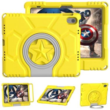 Imagem de DICEKOO Capa infantil para iPad 11ª/10ª geração, 27.9 cm/11 polegadas, versão 2025/2022, com protetor de tela integrado, durável, à prova de impacto, com suporte, capa infantil para Apple iPad 10