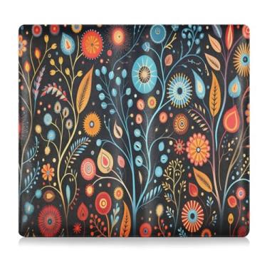 Imagem de CEBUGI Capa carteira organizadora de documentos com cores vibrantes de animais nativos (1) porta-luvas para registro de carro e seguro para organizador de documentos, 12,5 cm x 24 cm