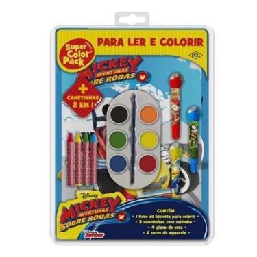 Imagem de Livro - Disney - Super Color Pack - Mickey - Editora DCL