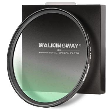 Imagem de Filtro de difusão preto WalkingWay 95 mm 1/2 Pro Mist Filtro de lente de câmera suave efeito cinematográfico sonhador difusor nebuloso com vidro óptico ultrafino para retrato/vlog/fotografia/vídeo