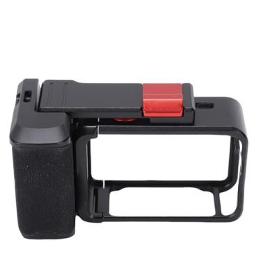 Imagem de Fydun Kit de Alça para Osmo Action 6, Gaiola de Câmera Em Liga de Alumínio Com Suporte para Sapata Fria e Alça de Pulso, para Fotografia de Rua