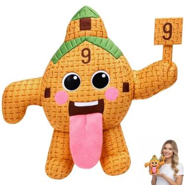 Imagem de JFBNXB Pelúcia estilo italiano, decoração de casa de milho de pelúcia italiana, presente colecionável exclusivo para fãs de videogame, exibição de casa e escritório