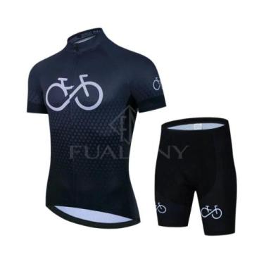 Imagem de Conjunto De Camiseta De Ciclismo Masculina Para O Verão, Roupas De Tre