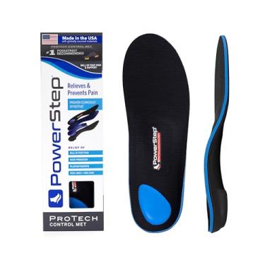 Imagem de PowerStep Palmilhas Ortopédicas Protech Control Met - De Comprimento Total Para Dor No Metatarso E Fascite Plantar. Com Pronação Excessiva Bola Alívio (M 9-9,5 L 11-11,5)