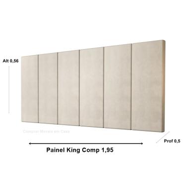Imagem de Painel Cabeceira Box King 1,95 Million Cores - Comprar Moveis em Casa