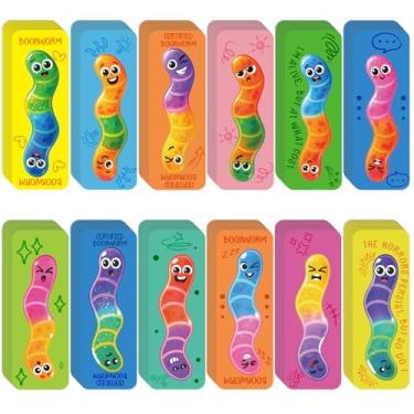 Imagem de Gersoniel 120 marcadores de livro a granel fofos holográficos gomosos para amantes de livros de escritório, adultos, presentes de leitura engraçados, lembrancinhas de festa