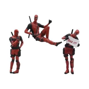 Imagem de Figura De Ação Deadpool Anime Mini Boneco Decoração De Interior De Car