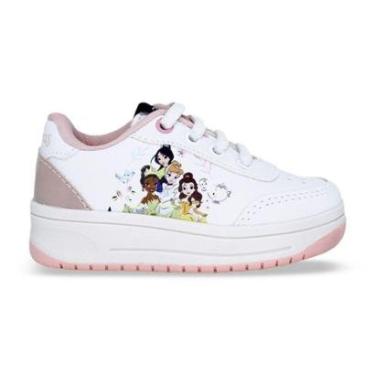 Imagem de Tênis Disney Princesas Infantil - Branco 29-Unissex