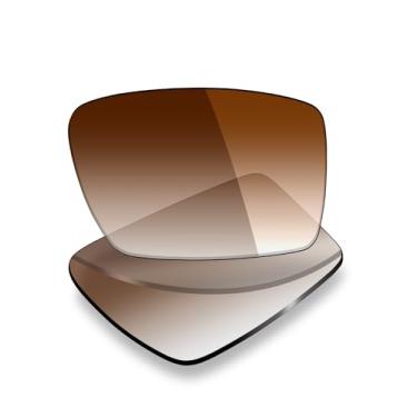 Imagem de Mryok Lentes de reposição UV400 para óculos de sol Arnette Goemon AN4267, HD Polarized, proteção UV, resistente a impactos e ajuste perfeito - Marrom degradê