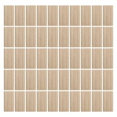 Imagem de Cocoarm 50pcs Beech Wood Domino Tenon Wood Pino de 6 X 40 Mm de Madeira de Madeira de Plana e Estável a Tenon Bloco de Móveis de Conector