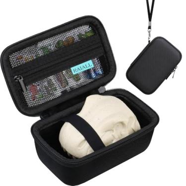 Imagem de RAIALL Estojo De Transporte Para Câmera Digital Canon Powershot V1, Bolsa Rígida Viagem Vlog, Capa Protetora Armazenamento Baterias, Cartão Sd, Cabo E Leitor Memória, Preto
