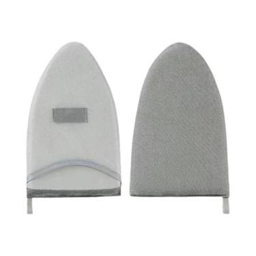 Imagem de Tábua De Passar Roupa Portátil Pequena Com Luvas E Bandeja Isolada Par