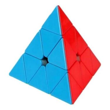 Imagem de Pyraminx Pirâmide Mágica Cubo Mágico Antitravamento MoYu