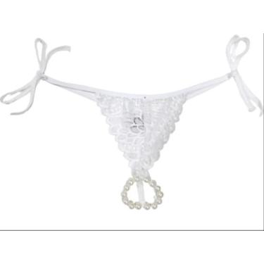 Imagem de Calcinha Tailandesa Perolas Com Amarração Nas Laterais Sexy - Pimenta 