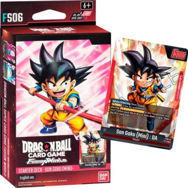Imagem de Dragon Ball Starter Deck Card Game Fs06 Goku Mini Dbs Tcg Cartas Inglê
