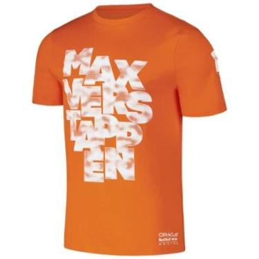Imagem de Camiseta Infantil Max Verstappen RBR Laranja Expression Castore-Unissex