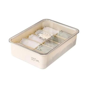 Imagem de Organizador De Gavetas Empilhável De Plástico Para Roupas Íntimas E Me
