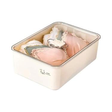 Imagem de Organizador De Gavetas Empilhável De Plástico Para Roupas Íntimas E Me