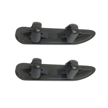 Imagem de Colaxi 2x Esquis para Carrinho de Bebê para Neve, Acessório para Atividades ao Ar Livre, Placa de Esqui Estável e Versátil para Carrinhos de Bebê, Suporte