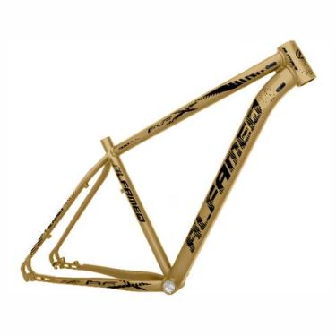 Imagem de Quadro Bicicleta Aro 29 Alfameq AFX, 17, Dourado brilhante