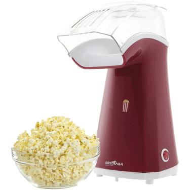 Imagem de Pipoqueira Eletrica 1200w 5 Ciclos Britania LuxxCook  Vermelha 127V