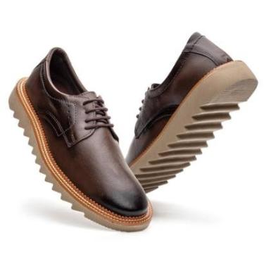 Imagem de Sapato Masculino Social Loafer Bigioni Couro Legítimo Nobre Sola Tratorada Lançamento-M...