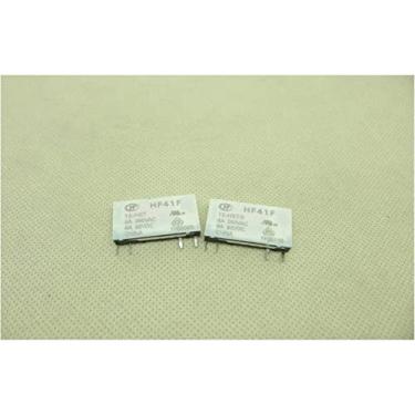 Imagem de Relé 10 peças HF41F/12-HS HF41F/5-HS Relé de potência 6A 250VAC 4 pinos (Tamanho: HF41F-12-HS)