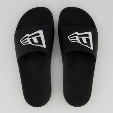 Imagem de Chinelo New Era Slide Flag Ne Branded Preto-Masculino