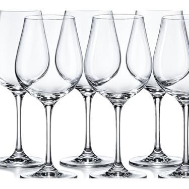 Imagem de Conjunto 6 Taças de Cristal Ecológico, Design Moderno, 600ml, 23.5cm Altura, Transparente, Alta Resistência