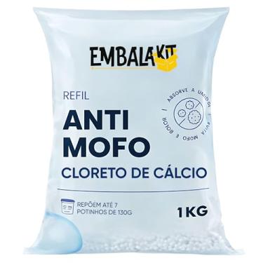 Imagem de Cloreto de Cálcio Antimofo Embala Kit em Bolinhas - para Redução de Umidade em Ambientes Fechados (1Kg)