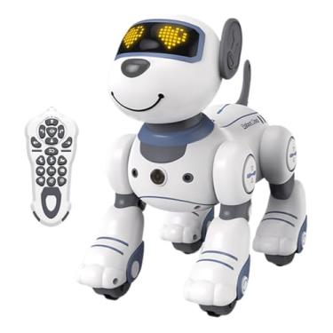 Imagem de Robô Cachorro com Controle Remoto - Brinquedo Interativo Infantil (Azul)