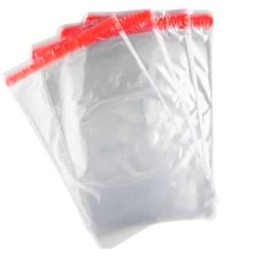 Imagem de 500 Saco Plástico C/Aba Adesiva Embalagem Transparente Saquinho Adesivado Embalagem Resistente Incolor Polipropileno Qualidade FBA Embala Commerce (Transparente, 30x40+5cm)