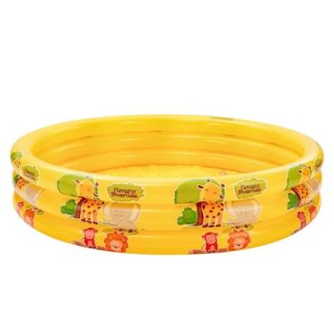 Imagem de DM Toys Piscina Inflável Infantil 190L Floresta Divertida