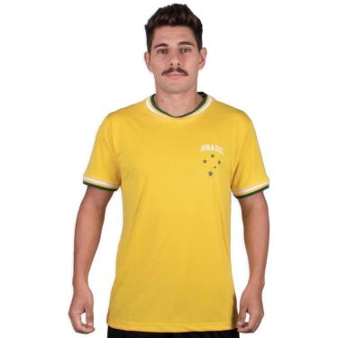 Imagem de Camisa Wunder Brasil Copa 2022 Amarela-Masculino