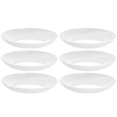 Imagem de Conjunto 6 Pratos Fundos Porcelana Branca 22cm Sophia Sopas Tramontina