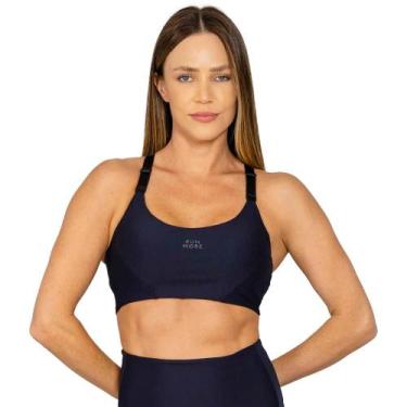 Imagem de Top Run More Essencial Max Feminino, Preto, G