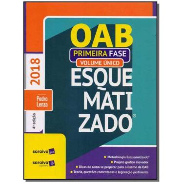 Imagem de Oab Esquematizado. 1ª Fase - Volume Único - SARAIVA (JURIDICOS) - GRUP