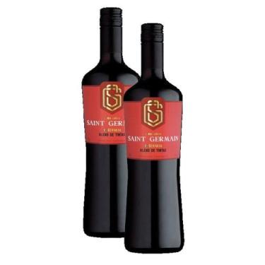 Imagem de kit 2 Vinho Tinto Saint Germain Assemblage Seco 750ml