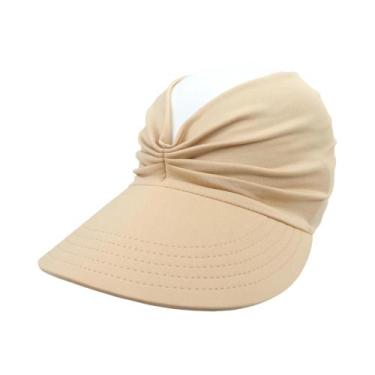 Imagem de Chapéu De Sol Feminino Para Primavera E Verão, Viseira De Proteção Sol