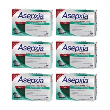 Imagem de Sabonete Asepxia 80G Formula Forte - Kit Com 6Un